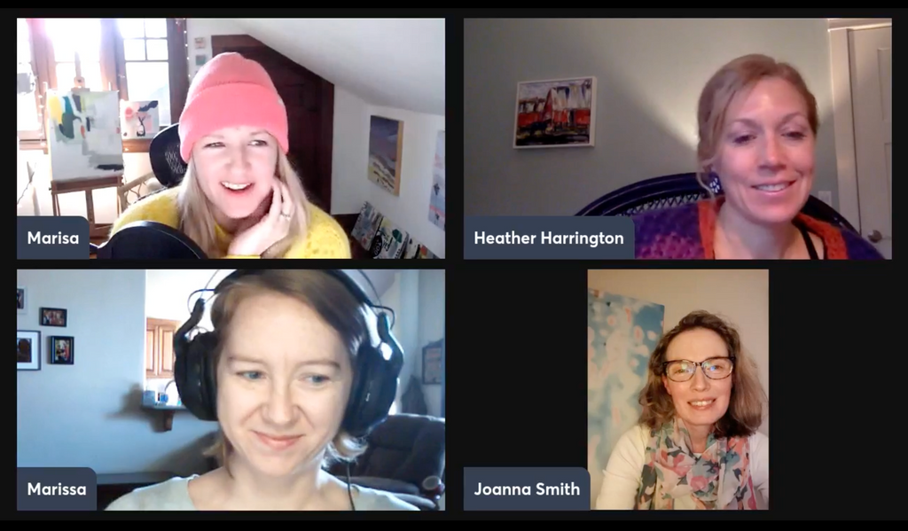 Artist Success Stories from Courage to Consistency with Heather Harrington, Joanna Smith and Marissa Parsons