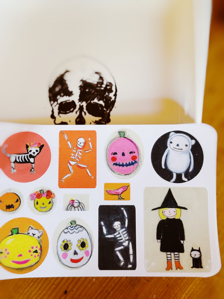 Creative Thursday Halloween Stickers